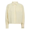 Haute L'Amitié Sophie Yellow Stripe Shirt Pale Yelllow